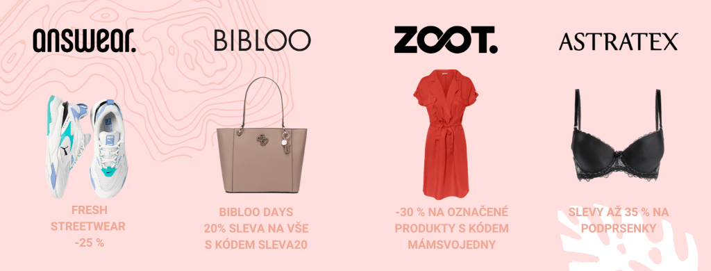 jarní slevové akce - fashion značky - Answear, Bibloo, Zoot, Astratex